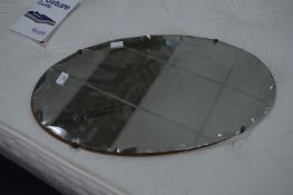 Oval Bevelled Edge Wall Mirror