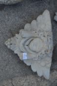 Reconstituted Limestone Wall Planter Cherub