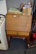 Small Oak Bureau with Single Drawer
