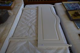 White Double Headboard