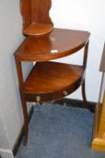 Edwardian Mahogany Corner Wash Stand