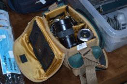 Pentax MZ50 Camera with Three Lenses and Carry Cas