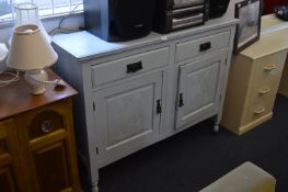 Light Blue Shabby Chic Side Board