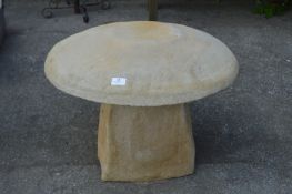 Reconstituted Limestone Toadstool