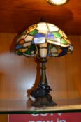 Tiffany Style Lead Glass Table Lamp