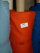 20m by 4ft Roll of Orange Crepe Cloth