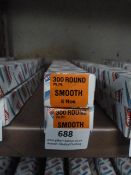 *Two Boxes of 5 300mm Round Smooth Files