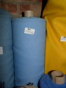 28m by 5ft Roll of Blue Crepe Cloth