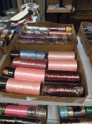 Two Boxes of Asian Style Costume Jewelry Bracelets