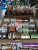 Two Boxes of Asian Style Costume Jewelry Bracelets