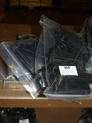 *Five Bags of 10 Black Plastic File Handles