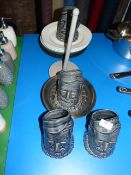 Assorted Plates, Decorative Drinking Cups, etc.