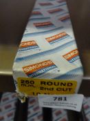 *Box of 10 250mm Round Second Cut Files