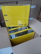 Four Packs of Three Lever Arch Folders (Lemon)