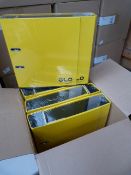 Four Packs of Three Lever Arch Folders (Lemon)