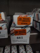 *Box of 10 100mm Round and a Box of 10 100mm Squar