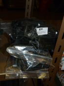 *Five Bags of 10 Black Plastic File Handles