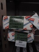 *Two Boxes of 5 350mm Half Round Bumper Files with