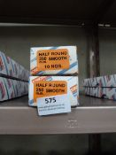 *Two Boxes of 10 250mm Half Round Smooth Files