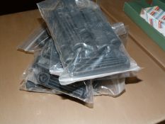*Five Bags of 10 Black Plastic File Handles