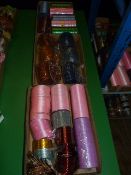 Two Boxes of Asian Style Costume Jewelry Bracelets