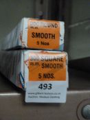 *Box of 5 300mm Round Smooth Files and a Box of 5