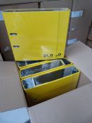 Four Packs of Three Lever Arch Folders (Lemon)