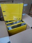 Four Packs of Three Lever Arch Folders (Lemon)