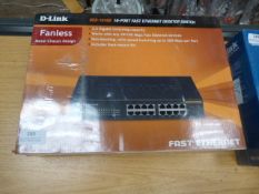 D-Link Fan Less 3.2GB 10x100 Switch