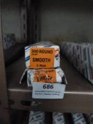 *Two Boxes of 5 300mm Round Smooth Files