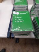 Five Packs of Five Recycled Spiral Notebooks