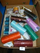 Box of Assorted Hair Slides, Bangles, etc.