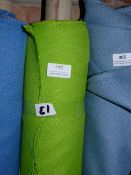 13m by 5ft Roll of Lime Green Crepe Cloth