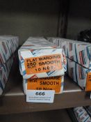 *Box of 10 250mm Flat Warding Smooth Files and a B