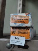 *Two Boxes of 10 250mm Flat Warding Smooth Files