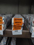 *Two Boxes of 5 300mm Round Smooth Files