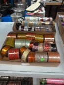 Two Boxes of Asian Style Costume Jewelry Bracelets