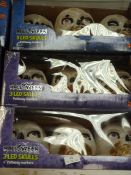 Three Sets of Three Halloween LED Pathway Marker I