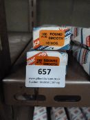 *Box of 10 100mm Round and a Box of 10 100mm Squar