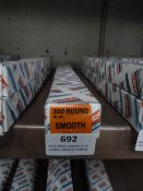 *Box of 5 300mm Round Bastard Smooth Files