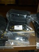 *Five Bags of 10 Black Plastic File Handles