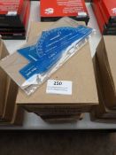 Five Boxes of Ten Biodegradable Geometry Sets (Blu