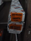 *Box of 5 300mm Round and a Box of 5 300mm Square