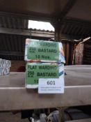 *Two Boxes of 10 250mm Flat Warding Bastard Files