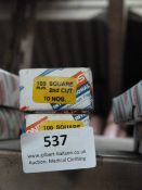 *Two Boxes of 10 100mm Second Cut Files