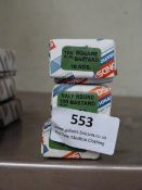 *Box of 10 100mm Square, One Box of 10 100mm Half