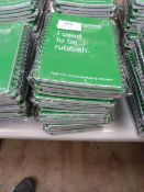 Five Packs of Five Recycled Spiral Notebooks