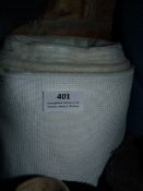 30m by 5ft Roll of White Woven Cloth