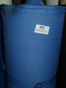 38m by 4ft Roll of Blue Crepe Cloth