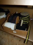 Box of Assorted Decorative Lace Edging and Elastic